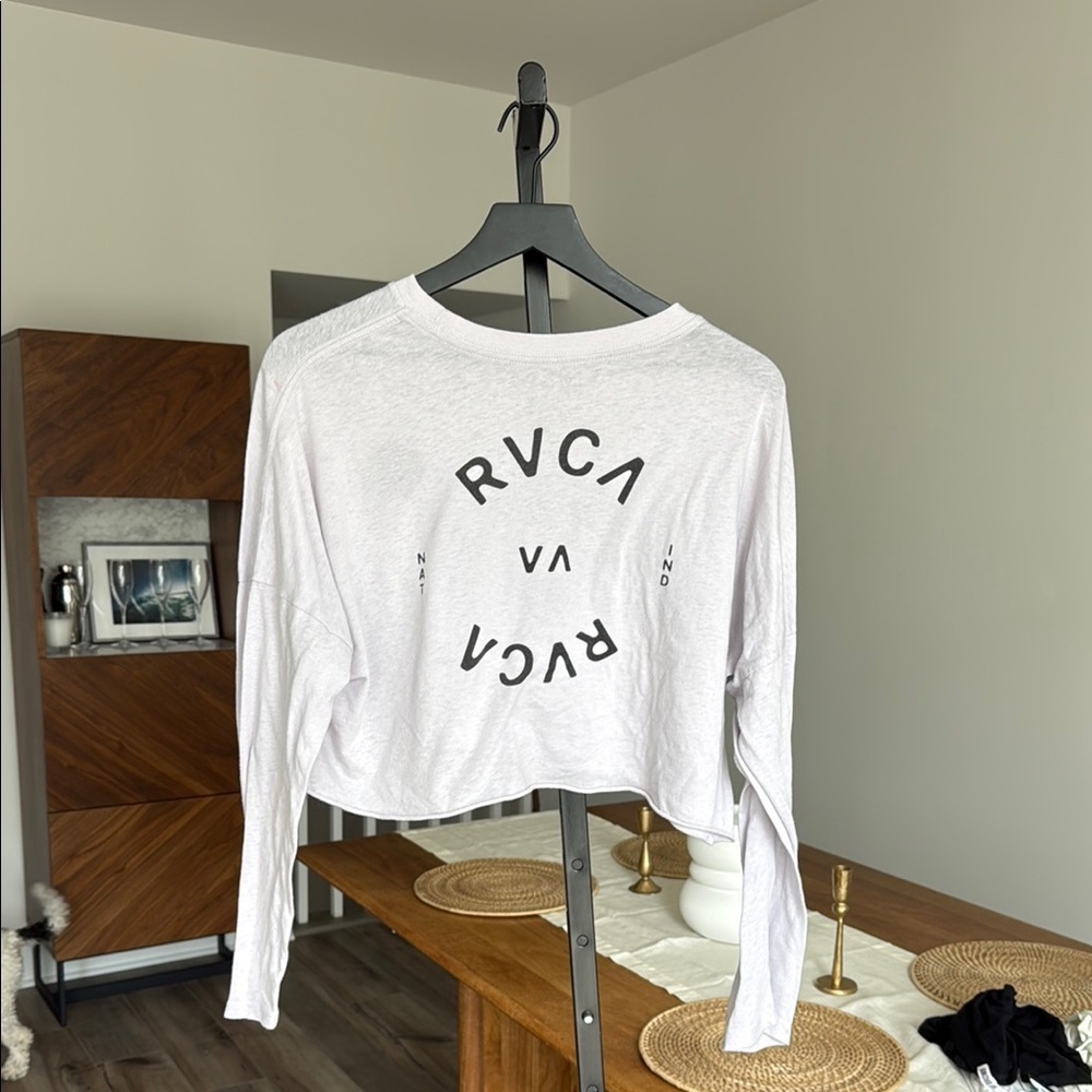 RVCA cropped long sleeve